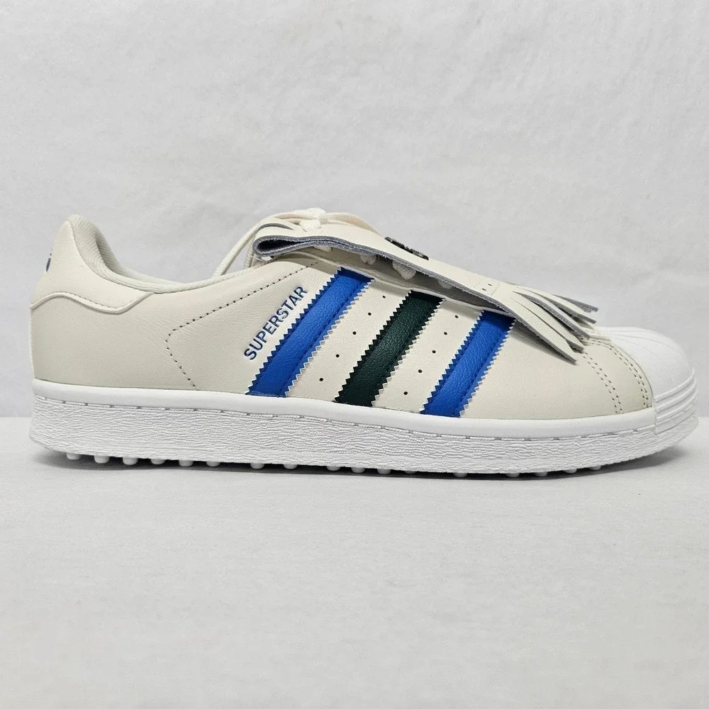 Adidas Superstar Golf SL Spikeless Shoes IH2500 White Green Blue Men's Size 10.5